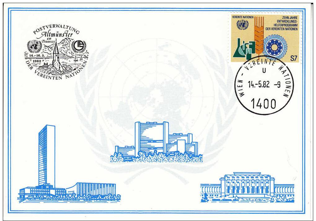 United Nations Vienna Show Card  - ALTMUNSTER ´82 - Altri & Non Classificati