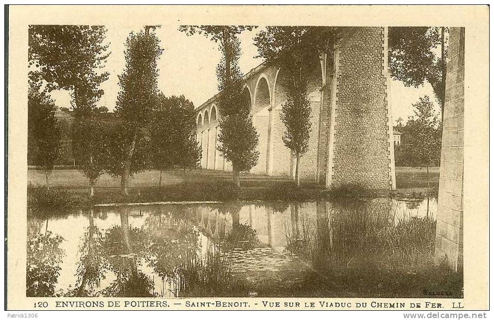 CPA  ST BENOIT, Viaduc Du Chemin De Fer  3651 - Saint Benoit