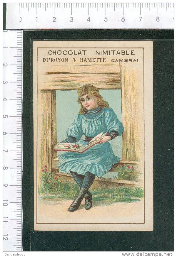 Cambrai Chocolat Inimitable Jolie Chromo Enfant Petite Fille Livre D' Images - Altri & Non Classificati