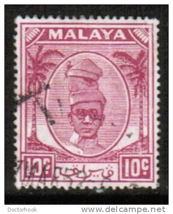 MALAYA---Perak   Scott #  111  F-VF USED - Malayan Postal Union