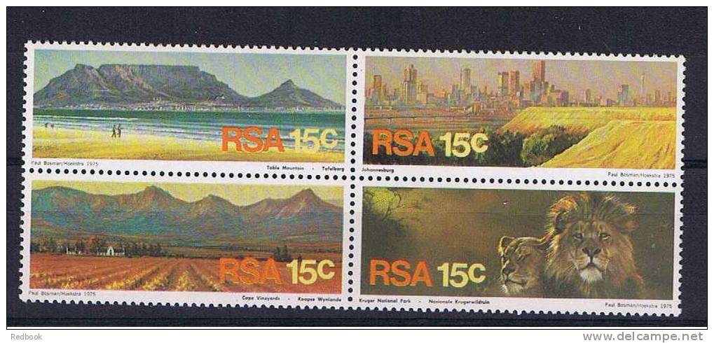 RB 712 - 1975 South Africa Stamps - Tourism Block Of 4 MNH Stamps - Lions & Views - Other & Unclassified