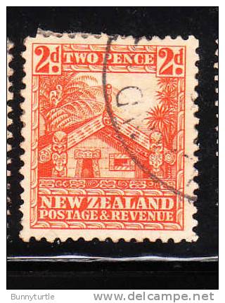 New Zealand 1935-41 Maori Council House Whare 2p Used - Used Stamps