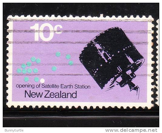 New Zealand 1971 Satellite Earth Station 10c Used - Usados