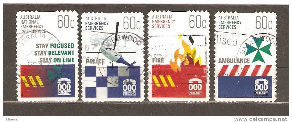 AUSTRALIA 2010 - EMERGENCY SERVICE  - S/A - CPL. SET - USED OBLITERE GESTEMPELT - Used Stamps
