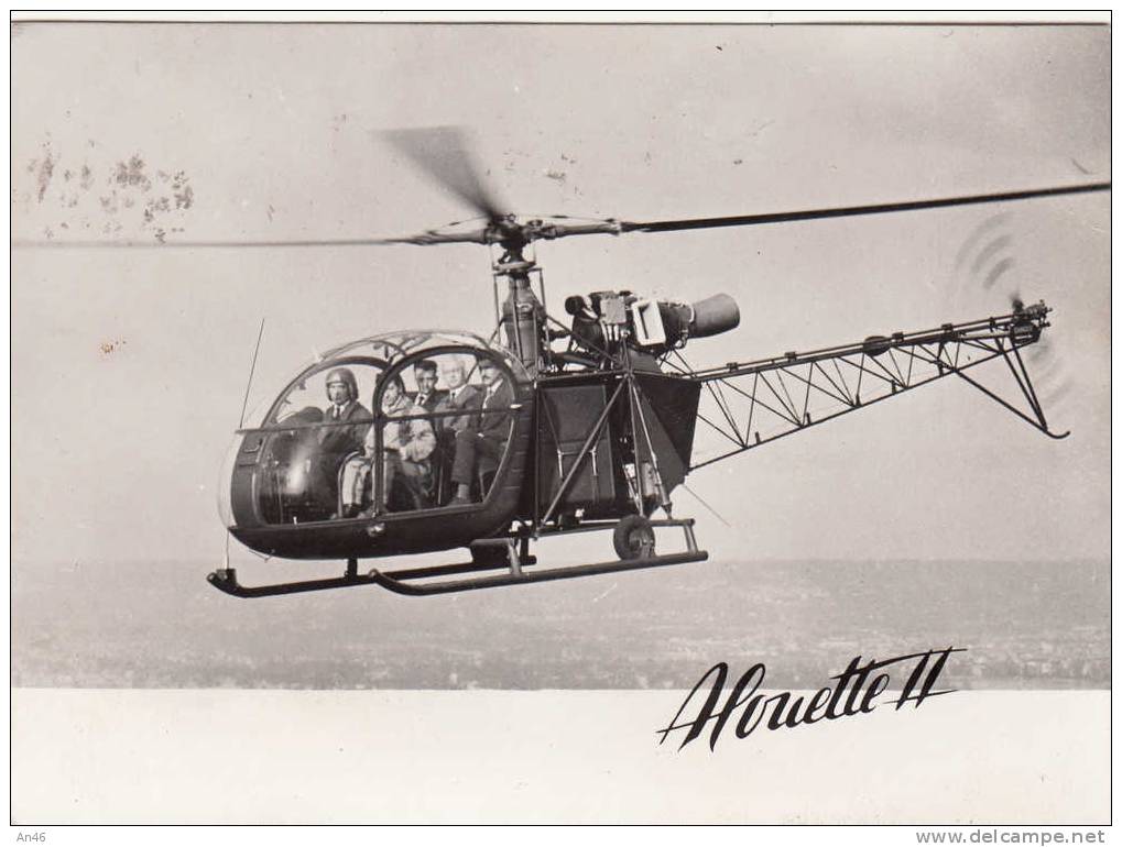 ALOUETTE 2 ELICOTTERO VG 1957 ORIGINALE D´EPOCA 100% - Elicotteri