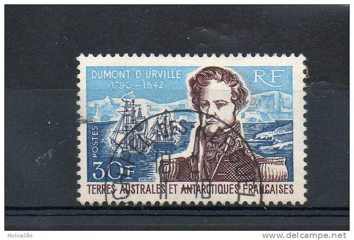 T.A.A.F N° 25 Oblitéré KERGUELEN - Cote 100 .€ - Explorateurs & Célébrités Polaires