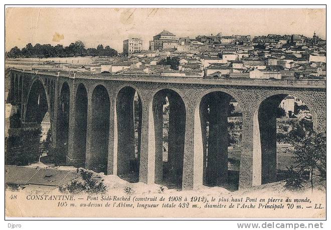 Constantine 48  Pont Sidi Rached - Constantine