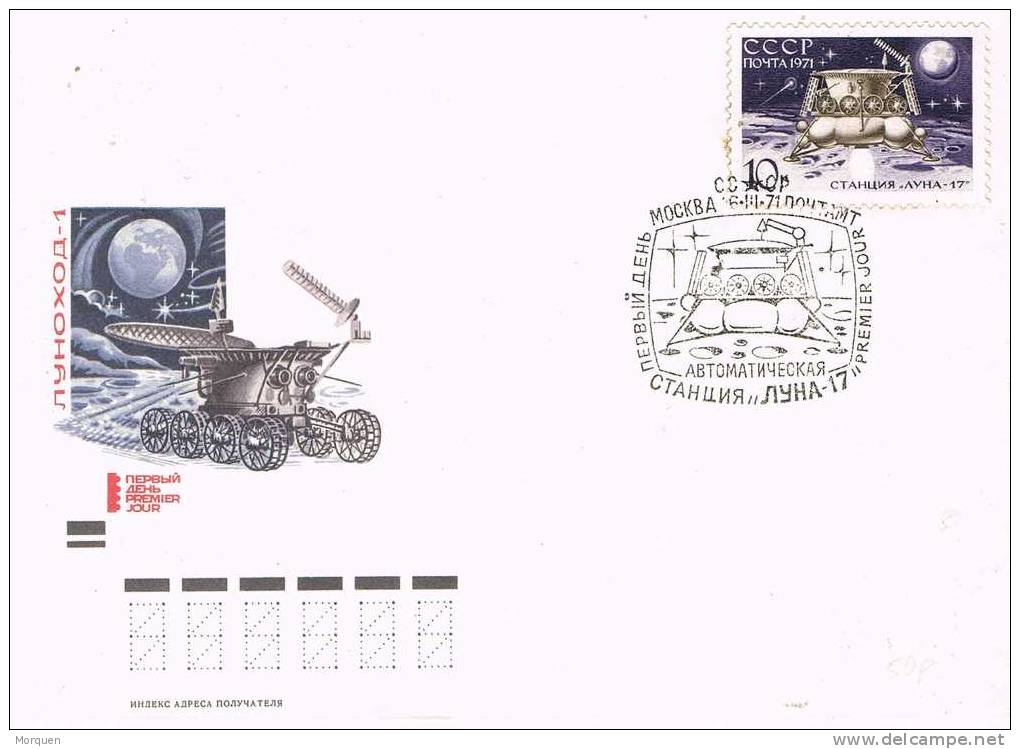 S.P.D. Rusia. Moscu 1971.  Modulo Lunar - UdSSR