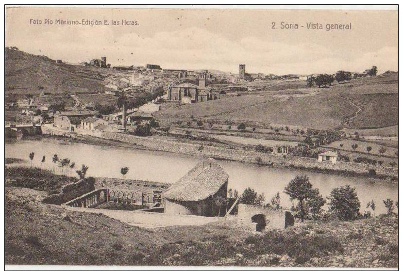 CPA ESPAGNE SORIA Vista General 1933 - Soria