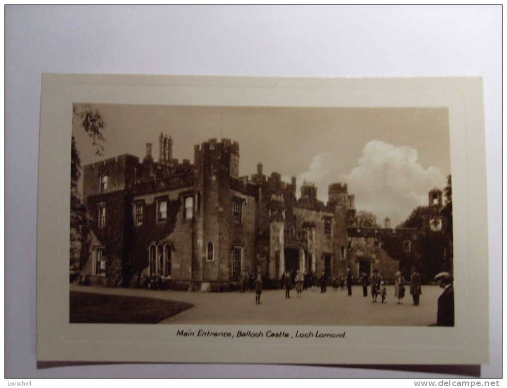 Main Entrance, Balloch Castle, Lock Lomond. - Dunbartonshire