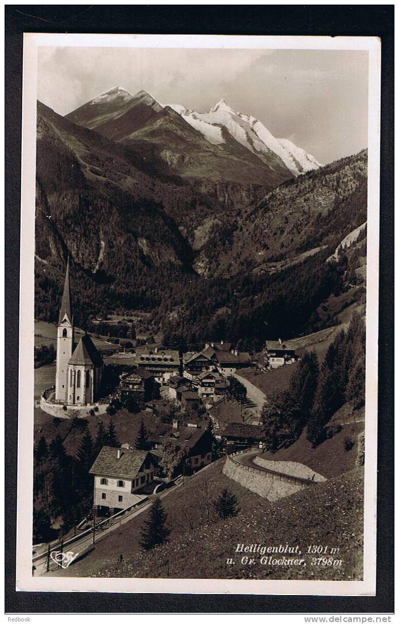 RB 713 - 1940 Postcard Heiligenblut Carinthia Austria - Germany Stamp 6pf Rate - Swastika Watermark - Other & Unclassified