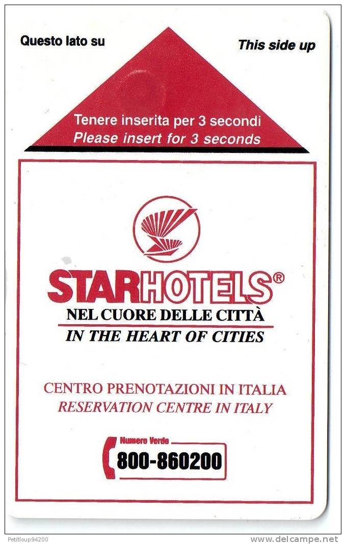 CLE D'HOTEL Star Hotels ITALIE - Hotelzugangskarten