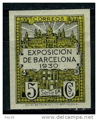 1930-31, BARCELONA, EXPOSICION, SIN DENTAR - Unused Stamps