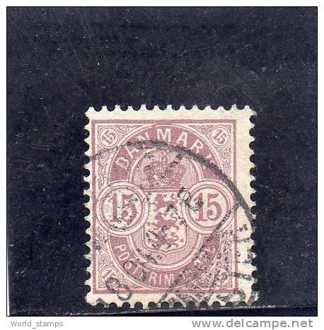 DANIMARCA 1901-02 O - Used Stamps