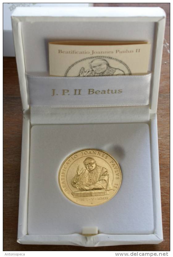 ITALY 2011 - THE OFFICIAL BRONZE MEDAL BEATIFICATION JEAN PAUL II - Sonstige & Ohne Zuordnung