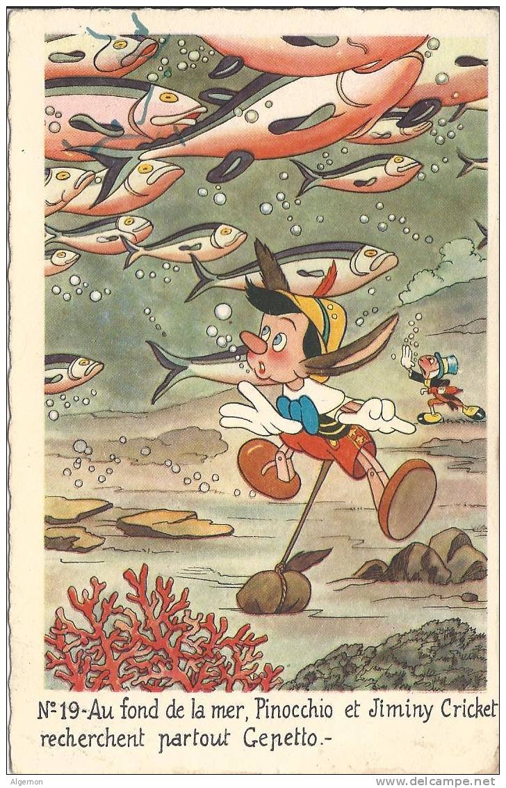 2499 - Pinocchio Carte N°19 - Autres & Non Classés