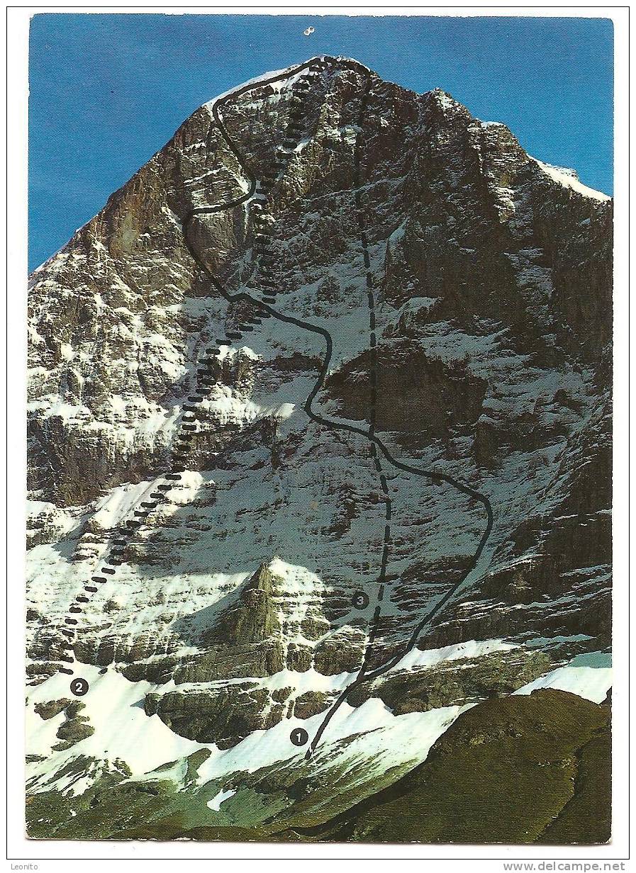 Eiger Nordwand Erstbesteigung 1938 John Harlin 1966 Japaner Diretissima 1969 - Bergsteigen