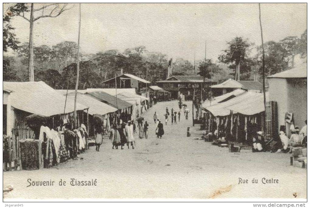 CPA TIASSALE (Cote D'Ivoire) - Rue Du Centre - Côte-d'Ivoire