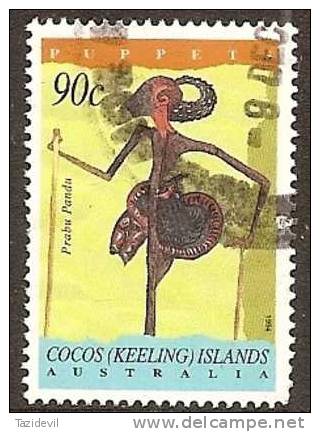 CHRISTMAS ISLAND - USED 1994 90c Puppets - Christmas Island