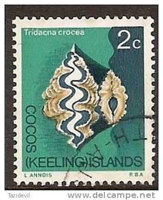 COCOS (KEELING) ISLANDS - USED 1969 2c Shell - Cocos (Keeling) Islands