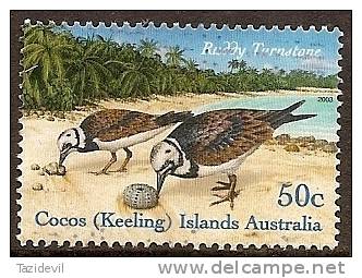 COCOS (KEELING) ISLANDS - USED 2003 50c Ruddy Turnstone - Birds - Kokosinseln (Keeling Islands)