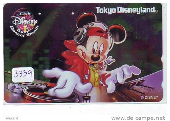Télécarte  JAPON  DISNEY  (3339) Phonecard Japan * TELEFONKARTE * SUPER DANCIN' MANIA * 110-209942 - Disney