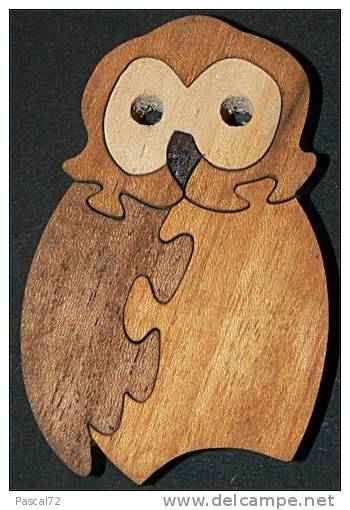 CHOUETTE DE COLLECTION Puzzle En Bois (25) - Birds - Owls