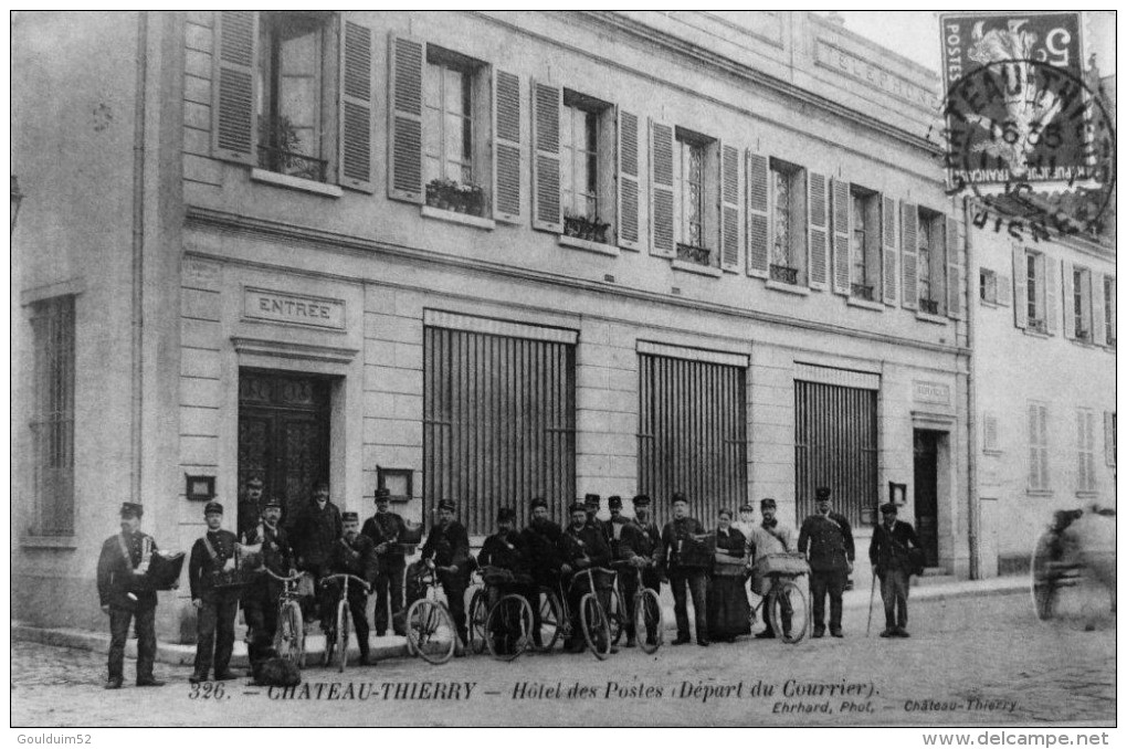 Hotel Des Postes, Départ Du Courrier - Chateau Thierry