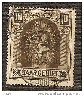 Saargebiet Michel Nr. 103 Plattenfehler III - - Usados