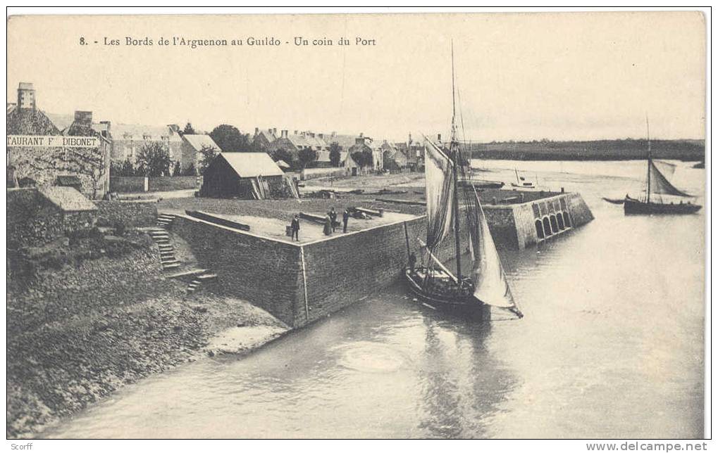 Les Bords De L'Arguenon Au Guildo- Un Coin Du Port. (voiliers) 5 Rouxel, Dinan - Autres & Non Classés