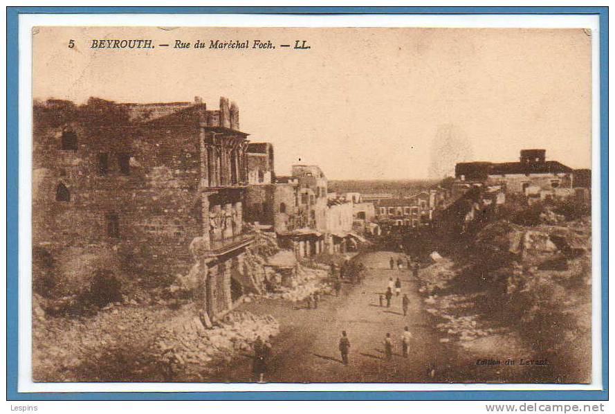 ASIE - LIBAN --  Beyrouth --  Rue Du Maréchal Foch - Líbano