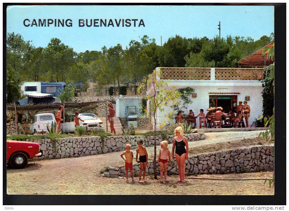 MORAIRA Camping De Buena Vista - R16 Et 4L En Visite De Chateaux En Espagne -1974  TTB - Valencia