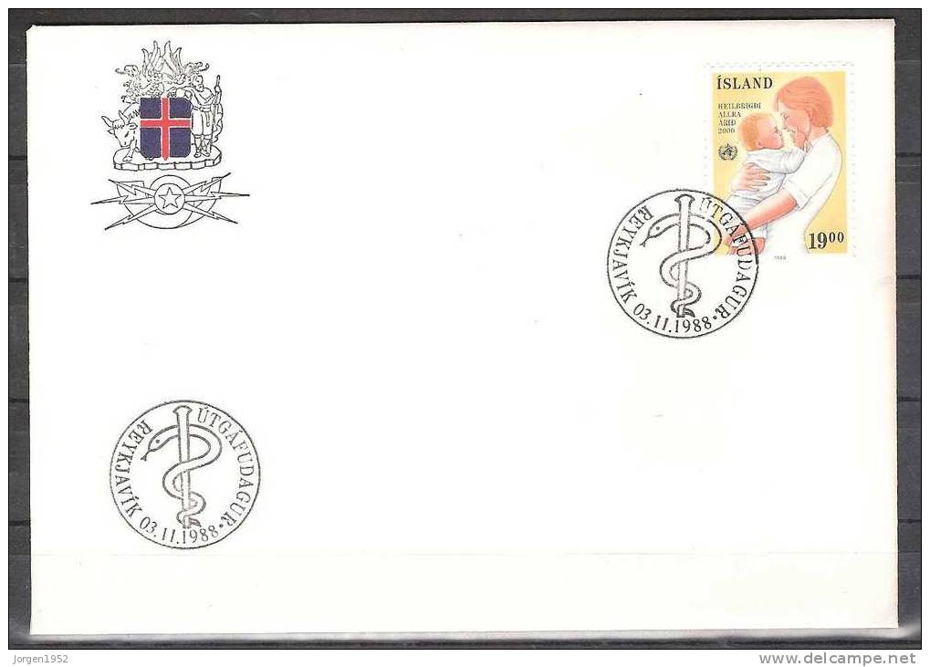 ICELAND FDC FROM YEAR 1988 - FDC