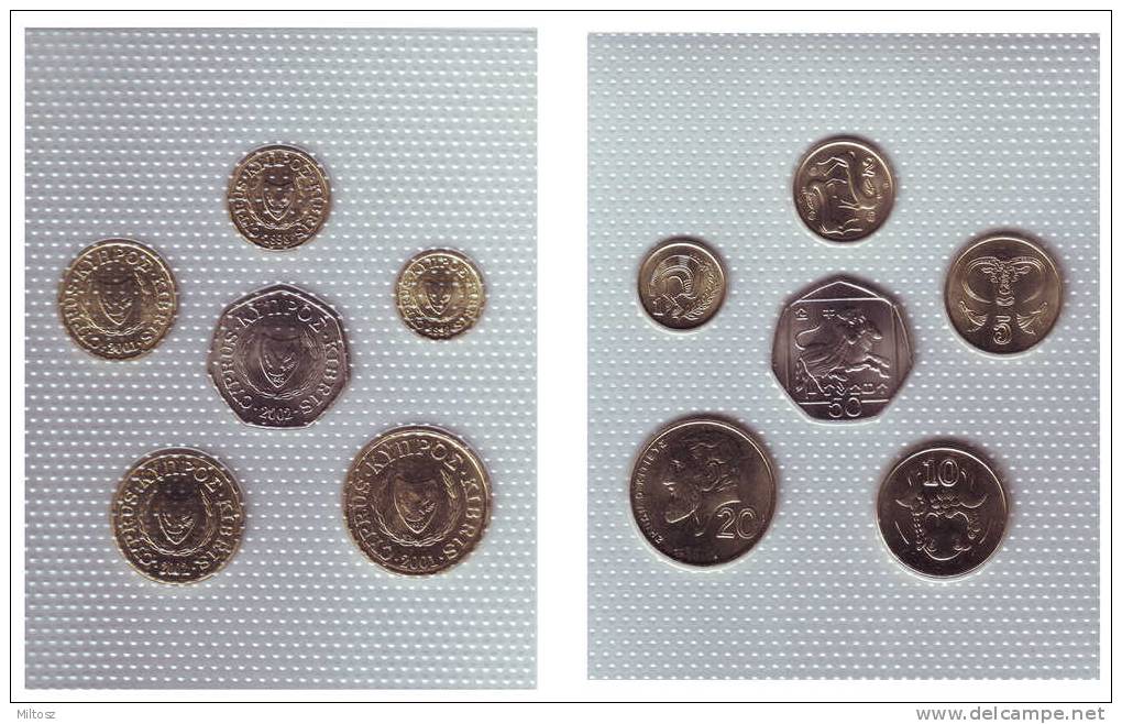 Cyprus 6 Coins Set - Zypern