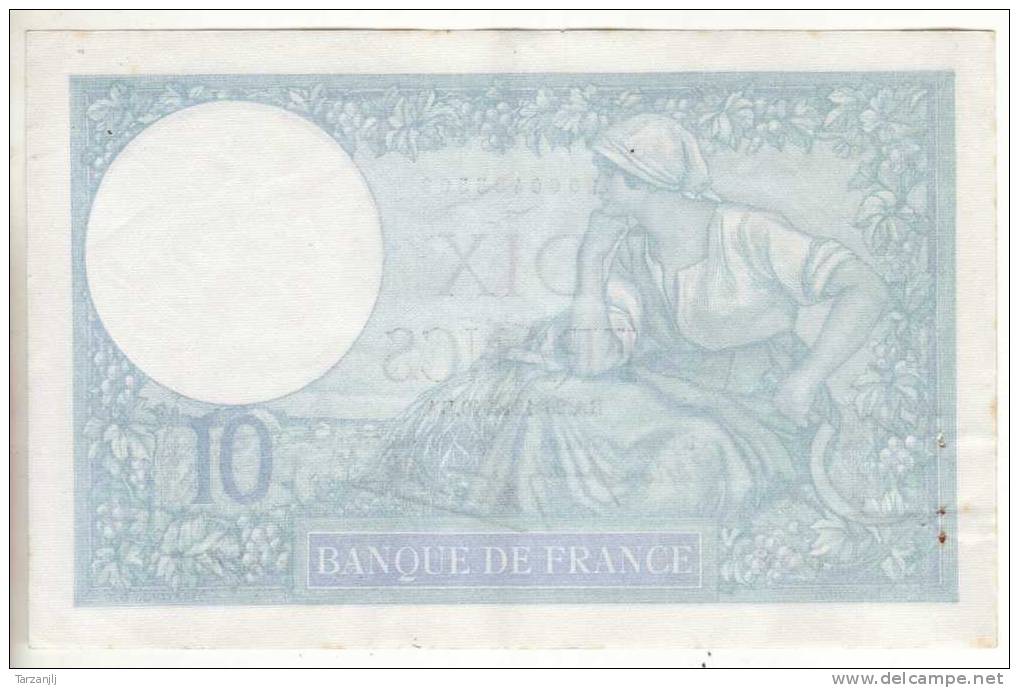 10 Francs Minerve Du 28=12=1940 TTB - 10 F 1916-1942 ''Minerve''