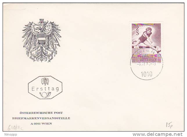 Austria 1970 Sport  Running  Souvenir Cover - Lettres & Documents