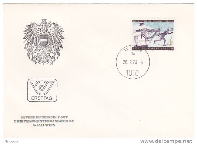 Austria 1978 Biathlon Souvenir Cover - Covers & Documents