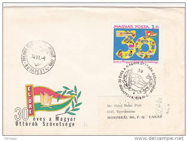 Hungary 1976 Montreal Olympic Games  Souvenir Cover - Estate 1976: Montreal