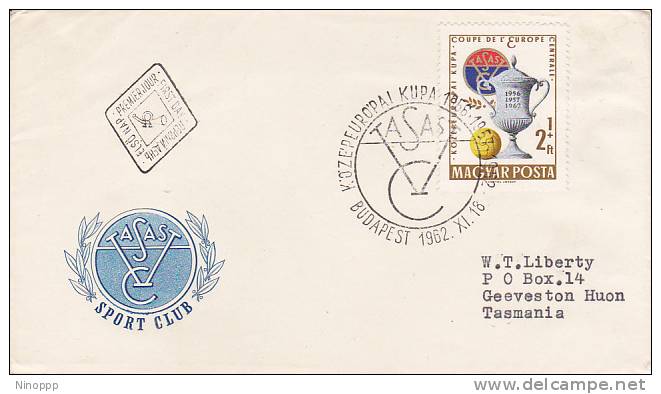 Hungary 1962  Soccer European Cup Souvenir Cover - Other & Unclassified