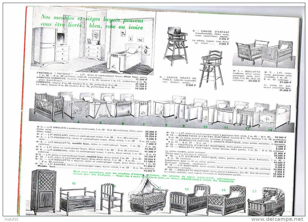 CATALOGUE MEUBLES MARY MASBOU - PALAIS DU MOBILIER - LIMOGES - 1957 - MOBILIER DE FRANCE - Home Decoration