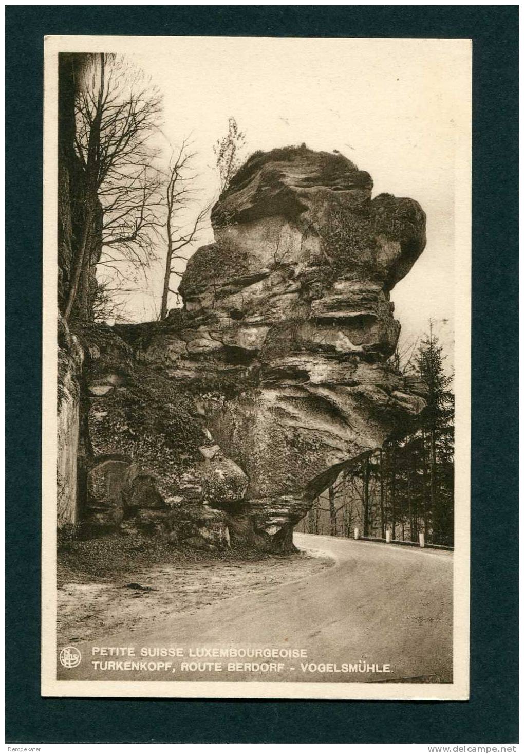 Petite Suisse Luxembourgeoise Turkenkopf, Route Berdorf. Vogelsmuhle. Nels. Non écrite. Bon état. New! - Berdorf