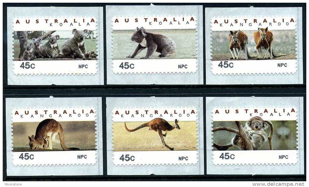 Australia 1994 Wildlife II Self Adhesive NPC National Stamp Exhibition Set Of 6, MNH - Nuovi
