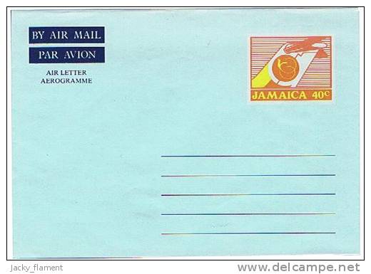 Jamaïque - Aérogramme 40c - Dérive D'avion - Jamaique (1962-...)