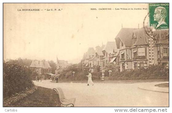 14 CABOURG Les Villas Et Jardin Public - Cabourg