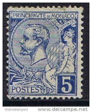 Monaco 1891 Michel Nr 13, Unused, MH - Ongebruikt