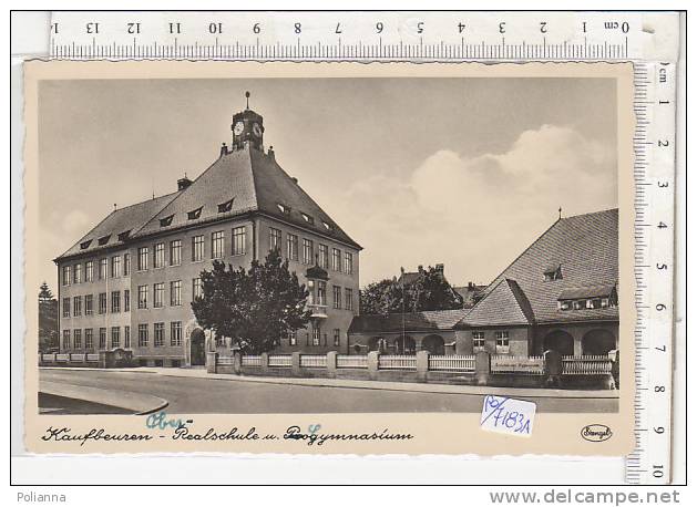 PO7183A# GERMANIA - KAUFBEUREN - REALSCHULE GYMNASIUM  No VG - Kaufbeuren