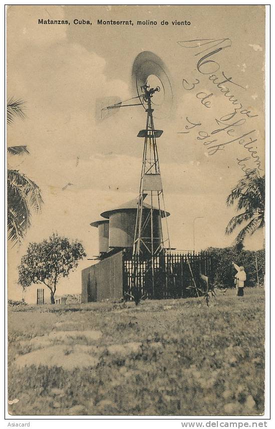Matanzas Montserrat Molino De Viento Mill Eolienne - Cuba