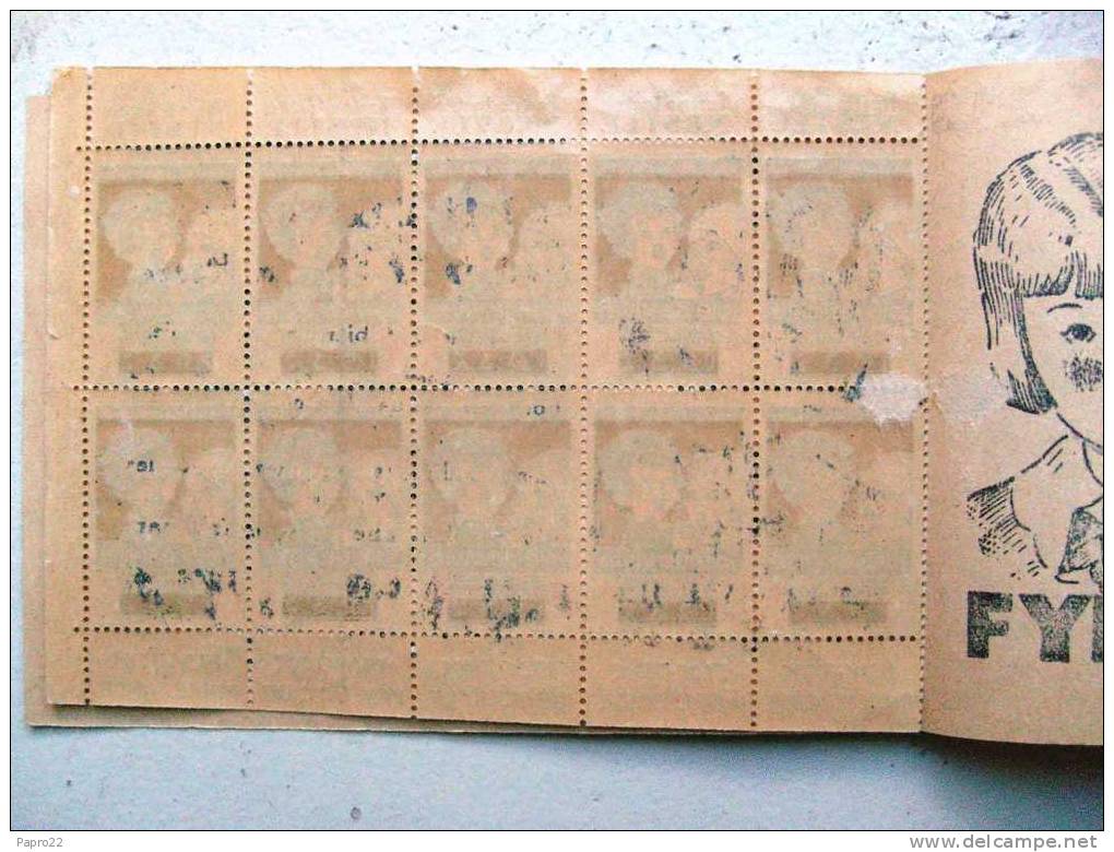 Carnet Incomplet Tuberculose Avec Adhérence - Blokken & Postzegelboekjes