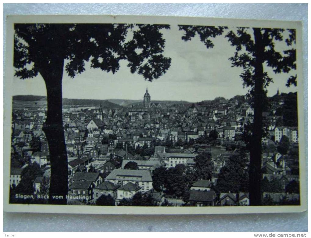 CPA. SIEGEN-  Blick Vom Häusting 1935 - - Siegen