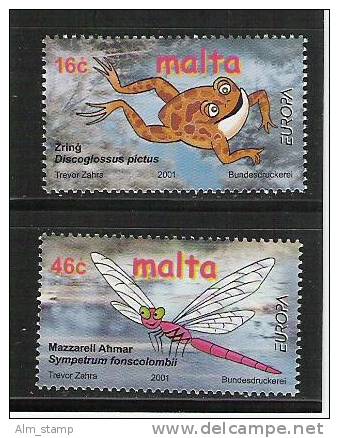 2001 Malta  Y+T 140-1  Mi. 1170-1** MNH - 2001